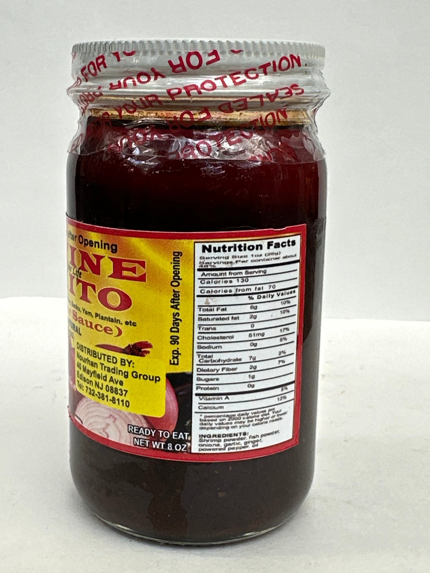 Divine Shitto Ghanaian Hot Pepper Sauce 16oz - Authentic Spicy Shito with Shrimp & Fish