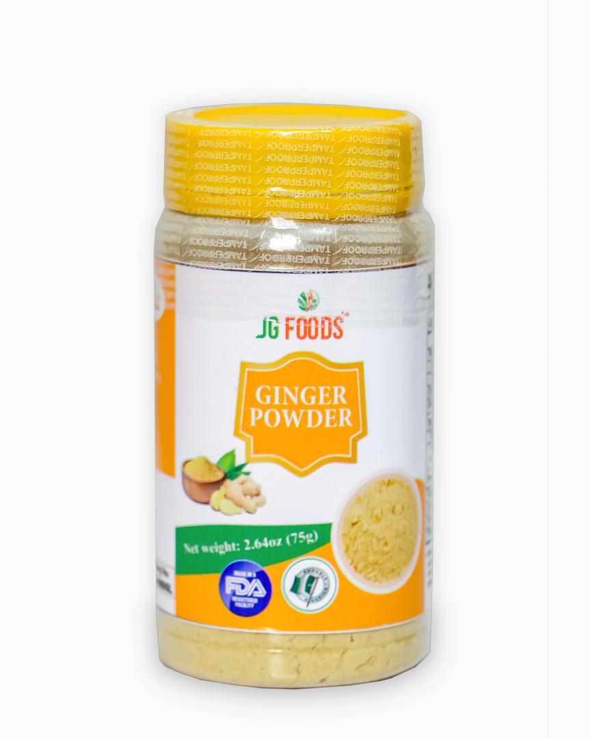 Ginger Powder 4oz Jar – Premium Ground Dried Ginger for Soups, Jollof, Teas & Wellness