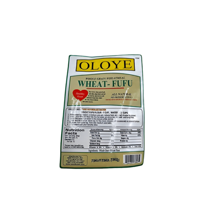 Oloye Oat Fufu Flour 2lb (907g) Pack - Smooth Healthy Swallow Made from Whole Oats