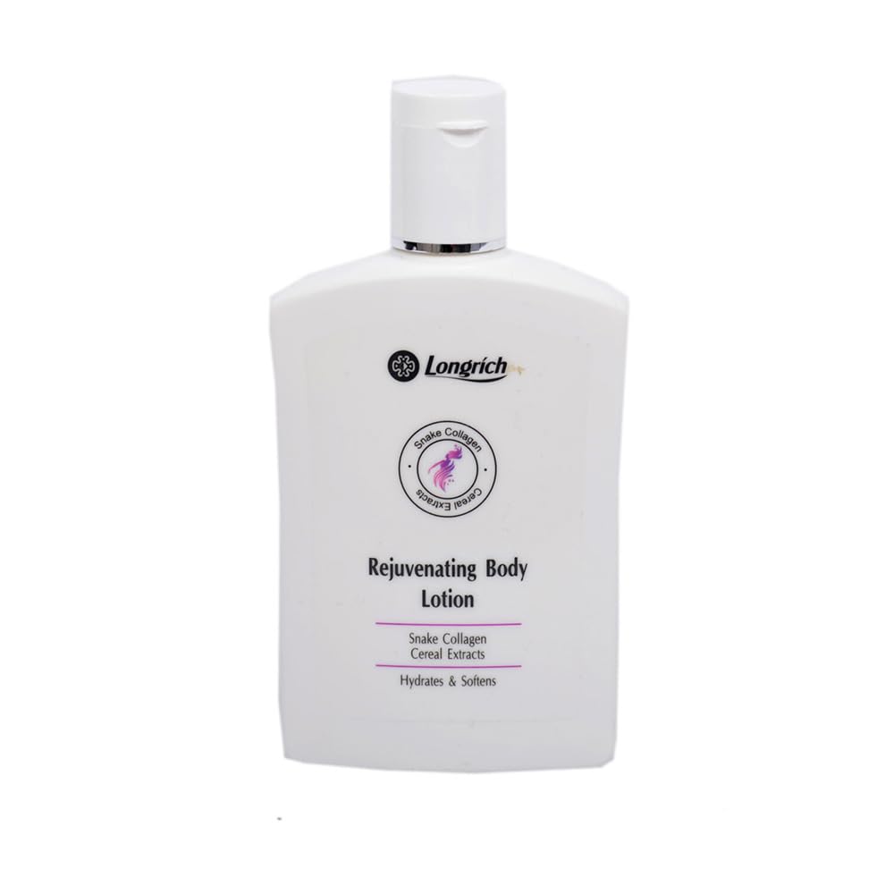 Longrich Rejuvenating Body Lotion 165ml - Snake Collagen & Cereal Extracts for Anti-Aging & Deep Moisture