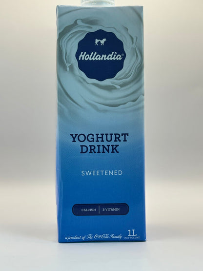 Hollandia Sweetened Yoghurt Drink 1L Bottle - Creamy Probiotic-Rich Yogurt for Daily Wellness & Refreshment