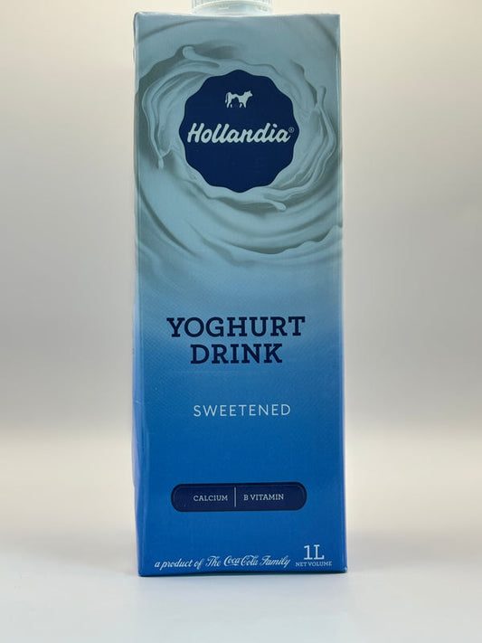 Hollandia Sweetened Yoghurt Drink 1L Bottle - Creamy Probiotic-Rich Yogurt for Daily Wellness & Refreshment