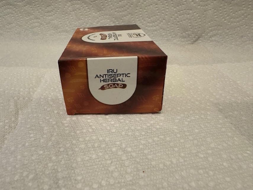 Iru Antiseptic Herbal Soap 180g - Natural Treatment for Acne, Eczema, Ringworm & Body Odor