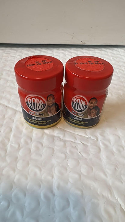 Robb Original Balm Ointment 23ml - Fast Relief for Colds, Muscle Aches, Nasal Congestion & Headaches (2 Packs)