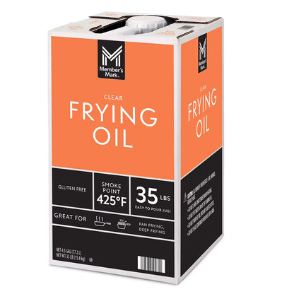 Clear Frying Oil 1L (33.8oz) Bottle – Neutral High Smoke-Point Oil for Perfect Deep Frying