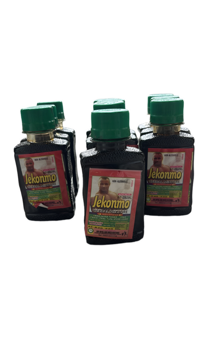 Jekonmo Herbal Mixture 100ml Bottle - Traditional Non-Alcoholic Tonic for Vitality, Digestion & Wellness