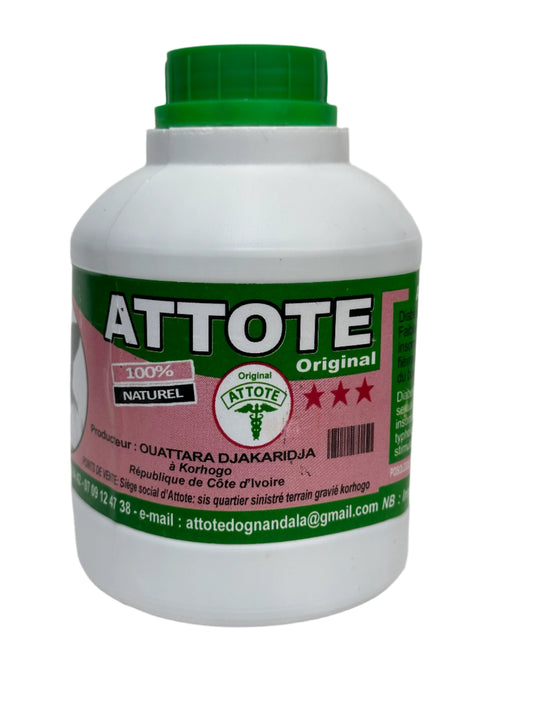 ATTOTE Herbal Drink 750ml - Traditional African Tonic for Digestive Wellness, Detox & Vitality