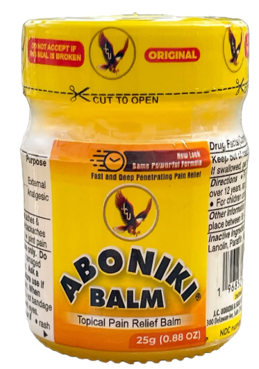 Aboniki Balm 25g - Soothing Herbal Medicated Salve for Cough, Colds, Congestion & Body Aches