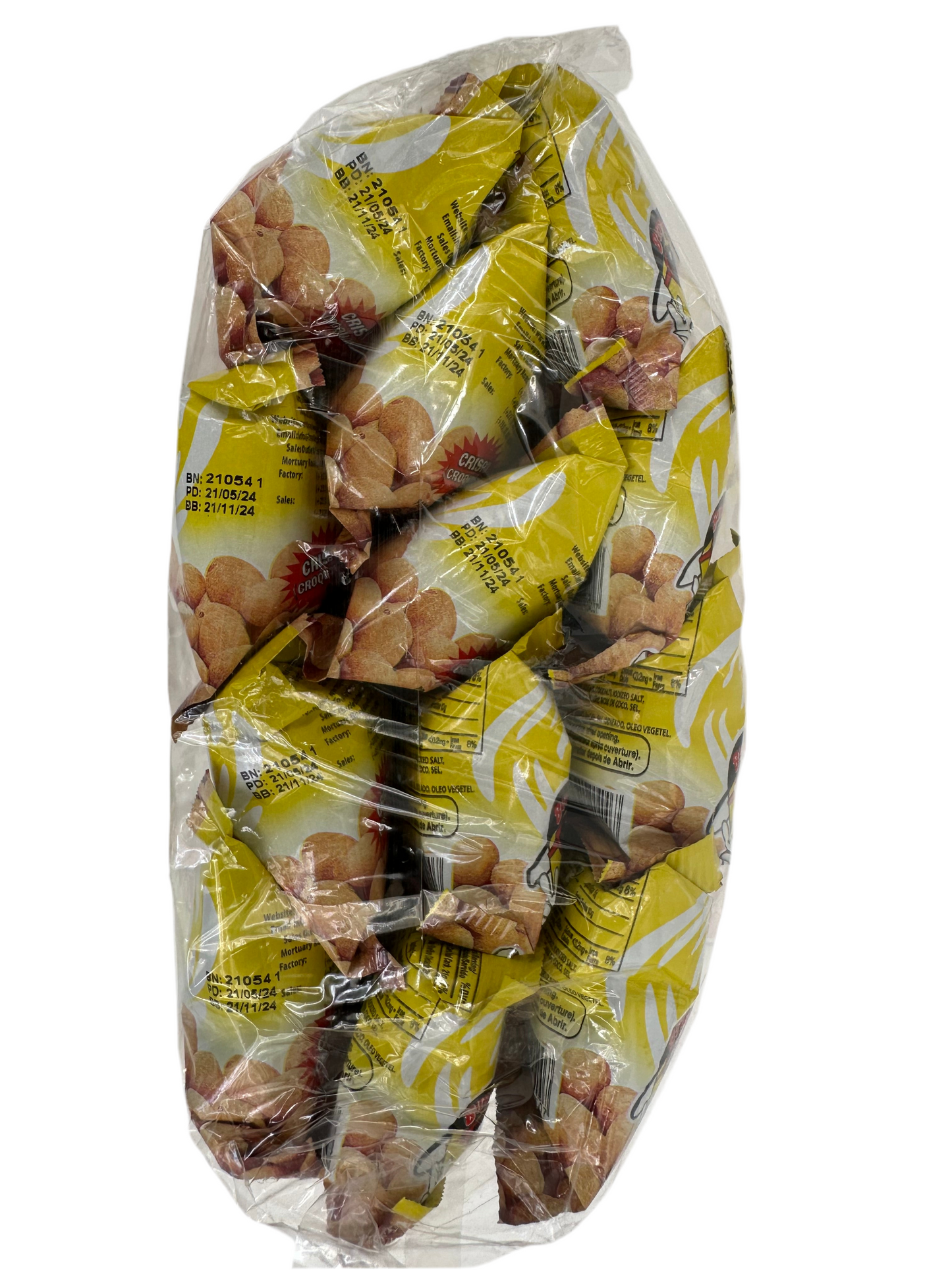 Burger Peanuts Snack Pack - Crunchy Savory Coated Peanut Treat for Snacking Anytime