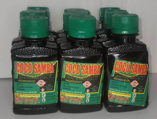 COCO SAMBA Herbal Coconut Bitters 750ml - Refreshing Tropical Alcoholic Tonic for Wellness & Hydration