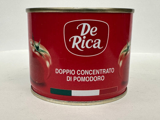 De Rica Tomato Paste 210g Tin - Rich Premium Italian Roma Tomato Puree for Stews, Jollof & Sauces