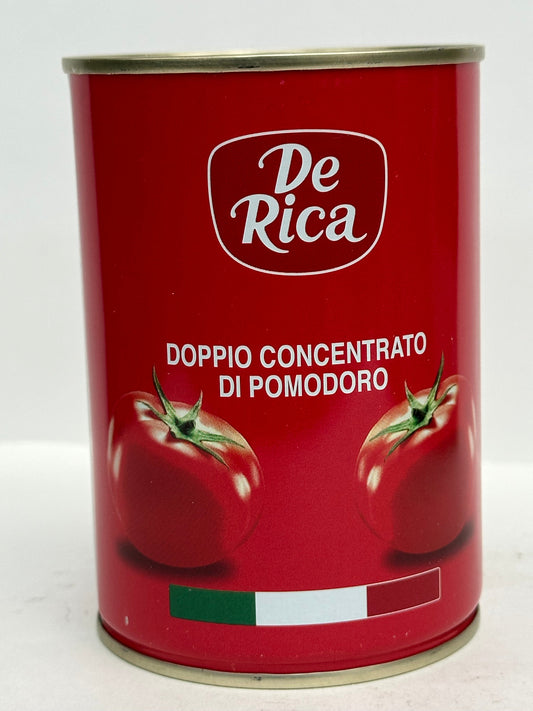 De Rica Tomato Paste 400g Tin - Rich Premium Italian Roma Tomatoes for Jollof, Stews & Soups