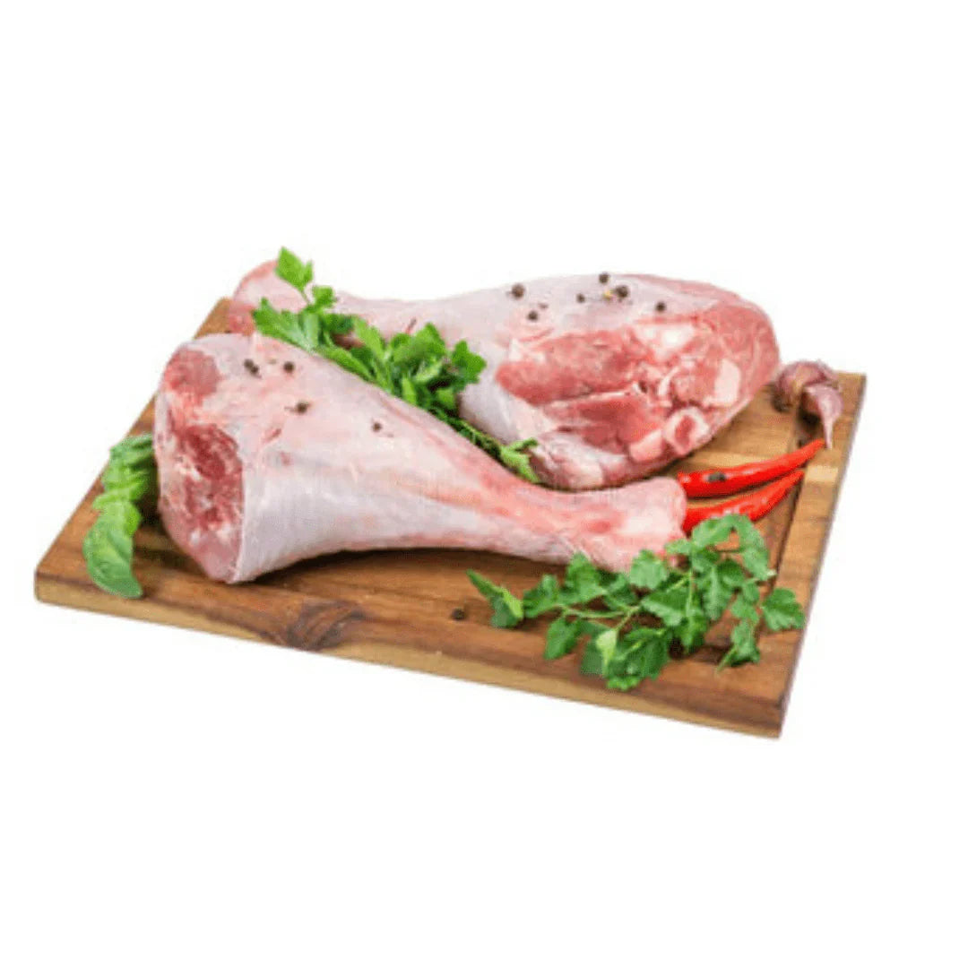 Fresh Turkey Drums Cut 2lb Pack - Juicy Flavorful Turkey Legs for Roasting, Braising & Traditional Stews