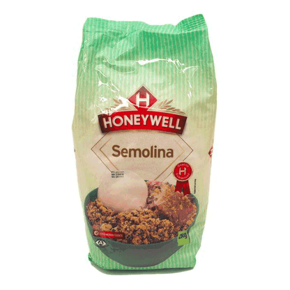Honeywell Semolina Flour 2lb (907g) Pack - Premium Durum Wheat for Smooth Swallow & Traditional Soups