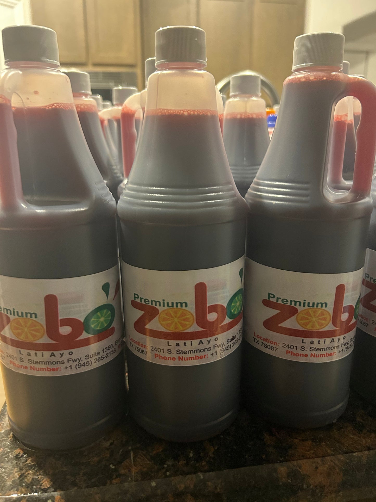Premium Zobo Drink Hibiscus & Mixed Fruit Fusion 750ml Bottle - Refreshing Wellness Beverage