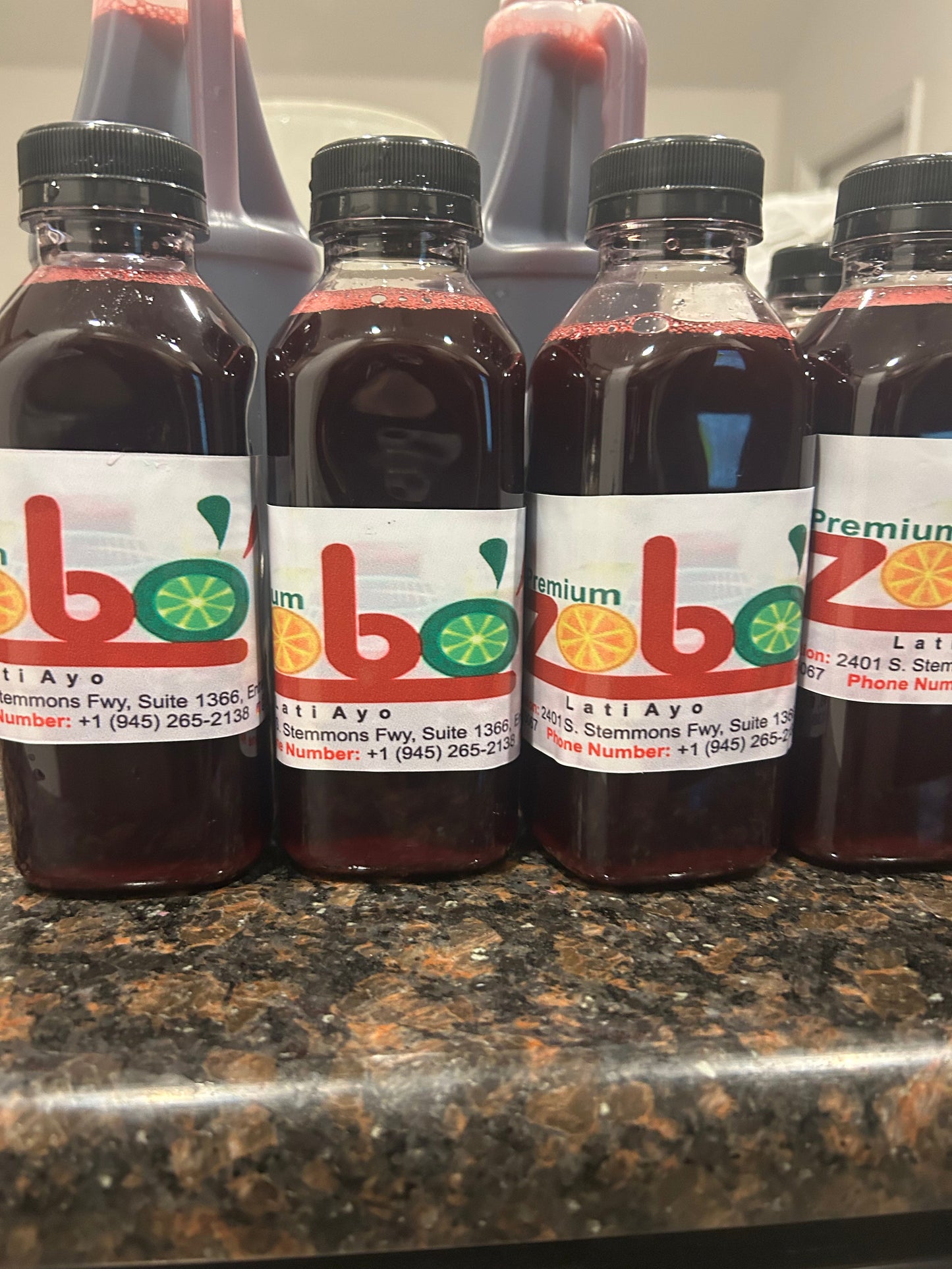 Premium Zobo Drink Hibiscus & Mixed Fruit Fusion 750ml Bottle - Refreshing Wellness Beverage
