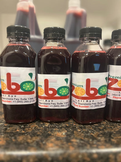 Premium Zobo Drink Hibiscus & Mixed Fruit Fusion 750ml Bottle - Refreshing Wellness Beverage