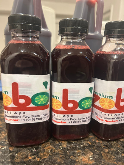 Premium Zobo Drink Hibiscus & Mixed Fruit Fusion 750ml Bottle - Refreshing Wellness Beverage