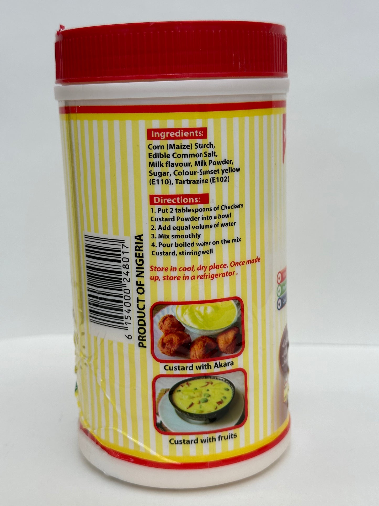 Checkers Custard Milk Powder 400g to 2kg Pack - Creamy Vanilla Ready-to-Mix Dessert for Puddings & Fruits