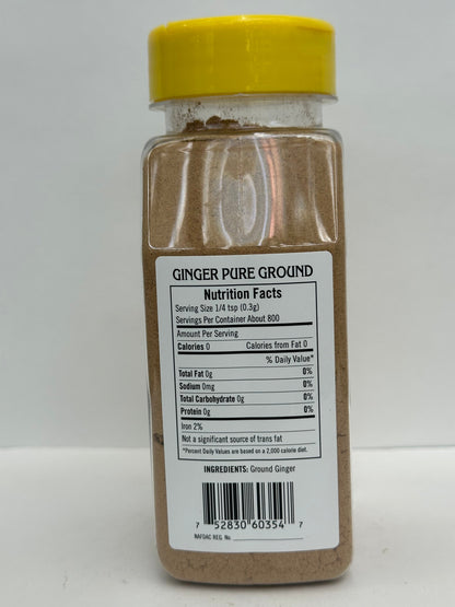 Asiko Pure Ginger Powder 100g - Aromatic Ground Ginger Spice for Soups, Stews, Teas & Baking