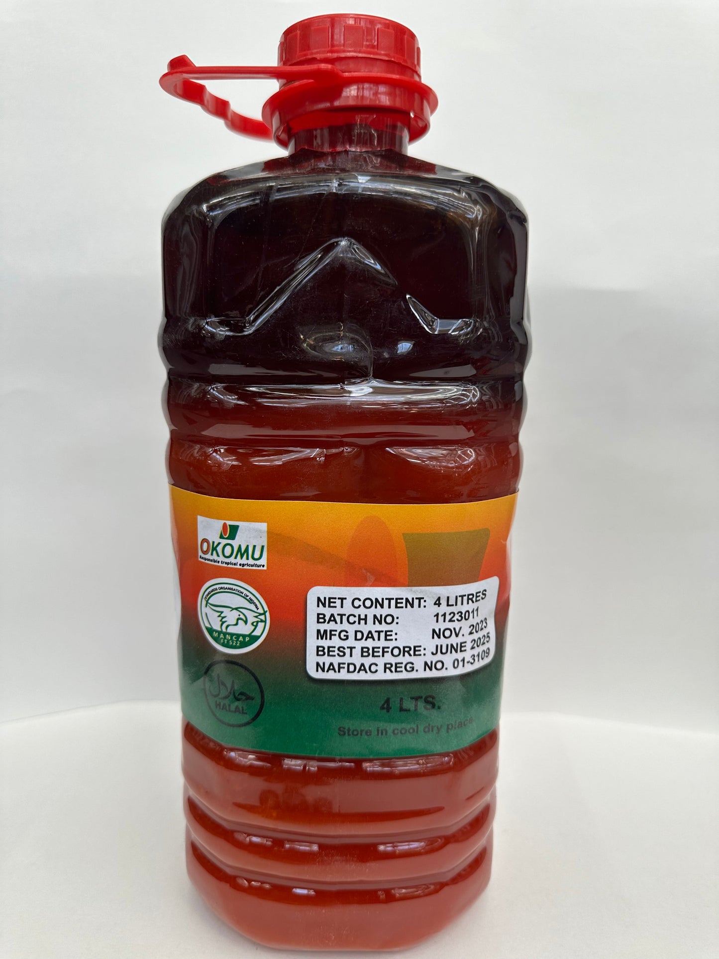 Banga Red Palm Oil Cholesterol-Free & Rich in Nutrients – 4L Bottle