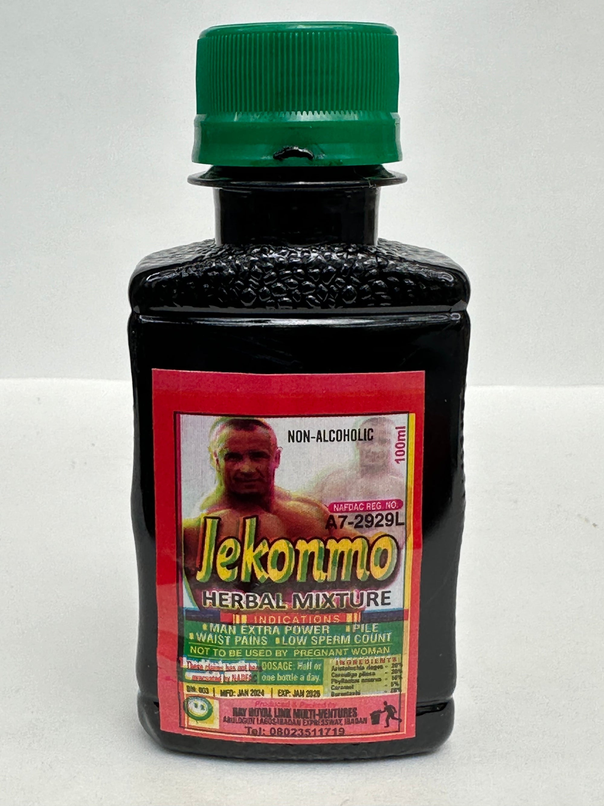 Jekonmo Herbal Mixture – Traditional Herbal Blend for Wellness Support – 100 ml Bottle