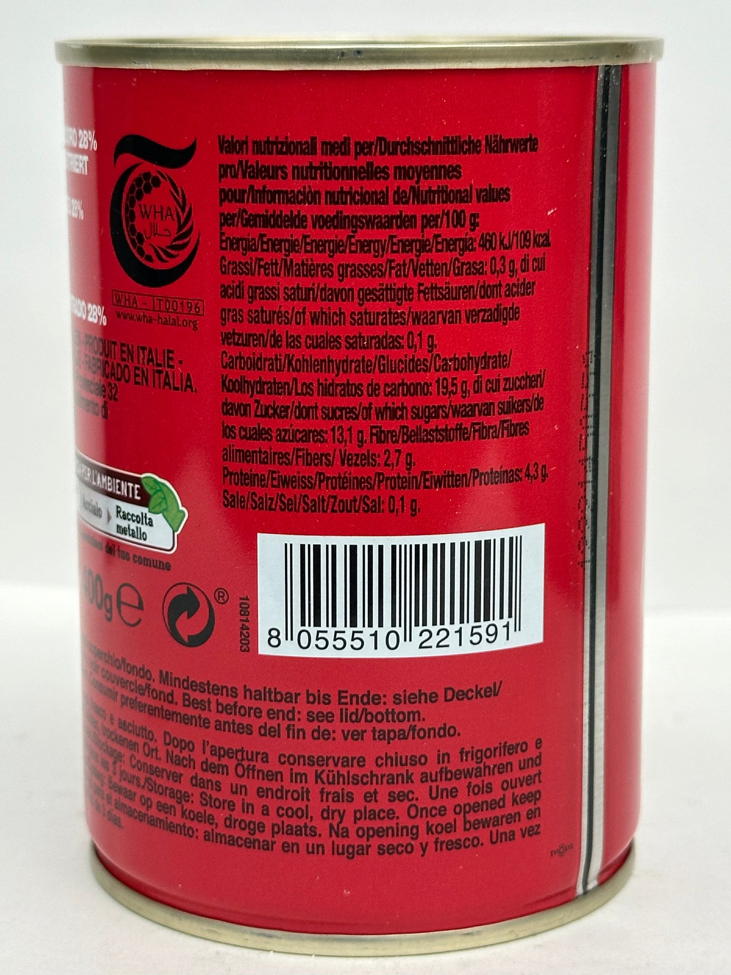 De Rica Tomato Paste 400g Tin - Rich Premium Italian Roma Tomatoes for Jollof, Stews & Soups