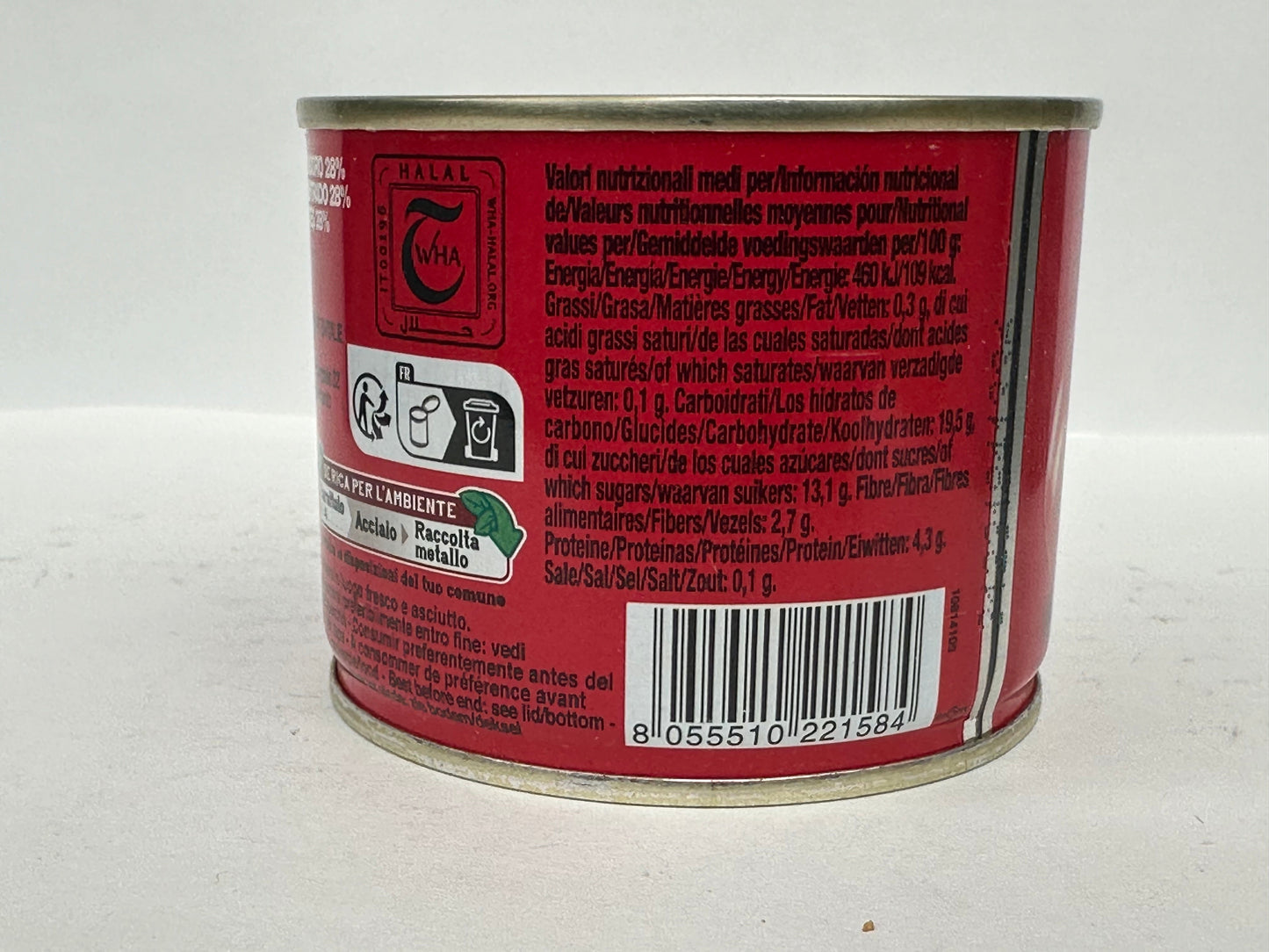 De Rica Tomato Paste 210g Tin - Rich Premium Italian Roma Tomato Puree for Stews, Jollof & Sauces
