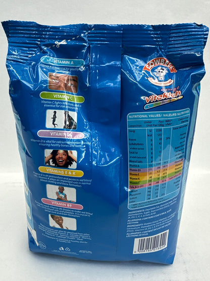 CowBell Fortified Milk Powder 320g Refill Sachet - Vitamin-Rich Powdered Milk for Tea, Coffee & Cooking