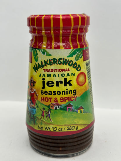 Jamaican Jerk Hot & Spicy Seasoning 100g - Fiery Caribbean Blend with Scotch Bonnet & Allspice