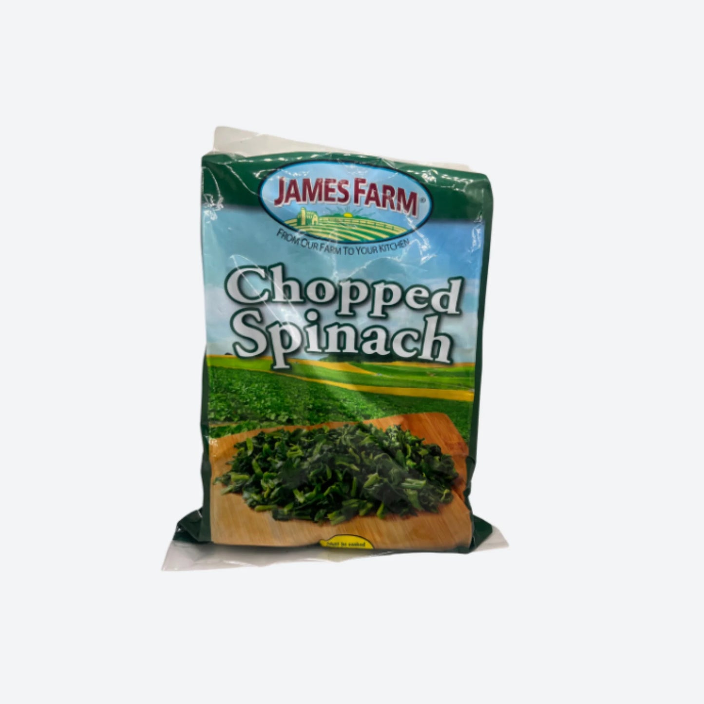 James Farm Collard Greens 1lb Bag - Fresh, Pre-Washed Leafy Greens for Soups, Stews & Sautéing