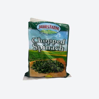 James Farm Collard Greens 1lb Bag - Fresh, Pre-Washed Leafy Greens for Soups, Stews & Sautéing