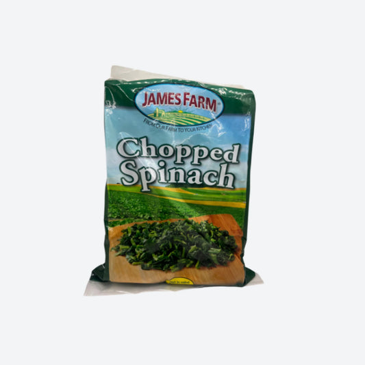 James Farm Collard Greens 1lb Bag - Fresh, Pre-Washed Leafy Greens for Soups, Stews & Sautéing