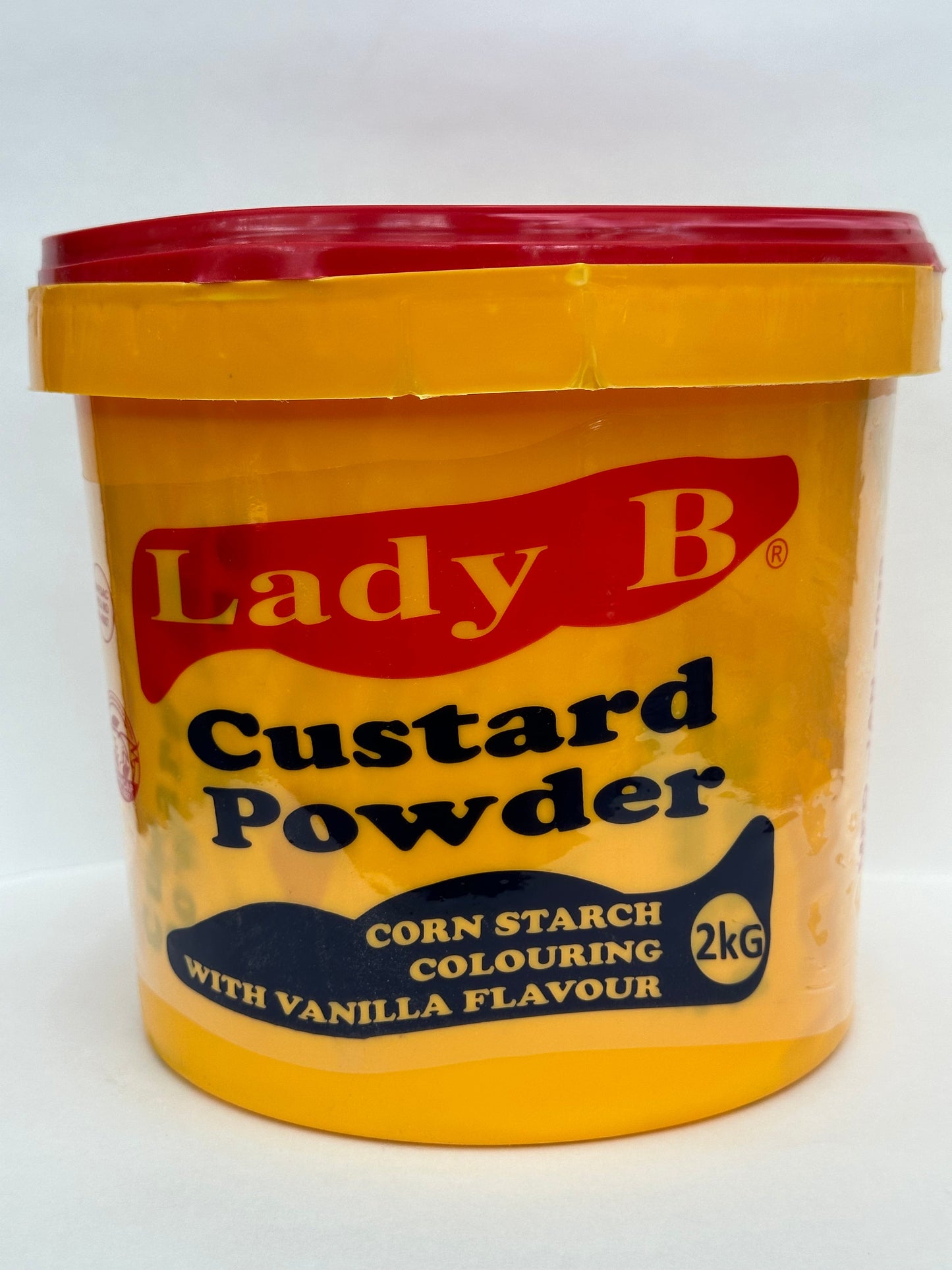Lady B Vanilla Custard Powder 500g to 2kg Pack - Creamy Ready-to-Mix Dessert for Puddings & Fruits