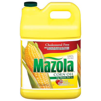 Mazola Corn Oil 1L (33.8oz) Bottle - Neutral High Smoke-Point Oil for Frying & Everyday Cooking