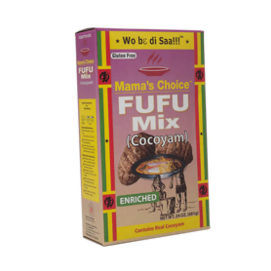 Mama's Choice Cocoyam Fufu Mix 2lb (907g) Pack - Traditional Smooth Swallow for Authentic Soups & Stews