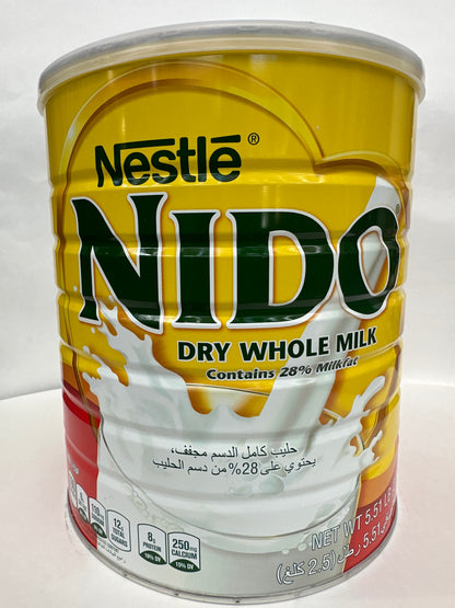 Nestlé Nido Fortified Whole Milk Powder 900g - Long-Life Powdered Milk with Vitamins & Minerals