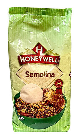 Honeywell Semolina Flour 2lb (907g) Pack - Premium Durum Wheat for Smooth Swallow & Traditional Soups