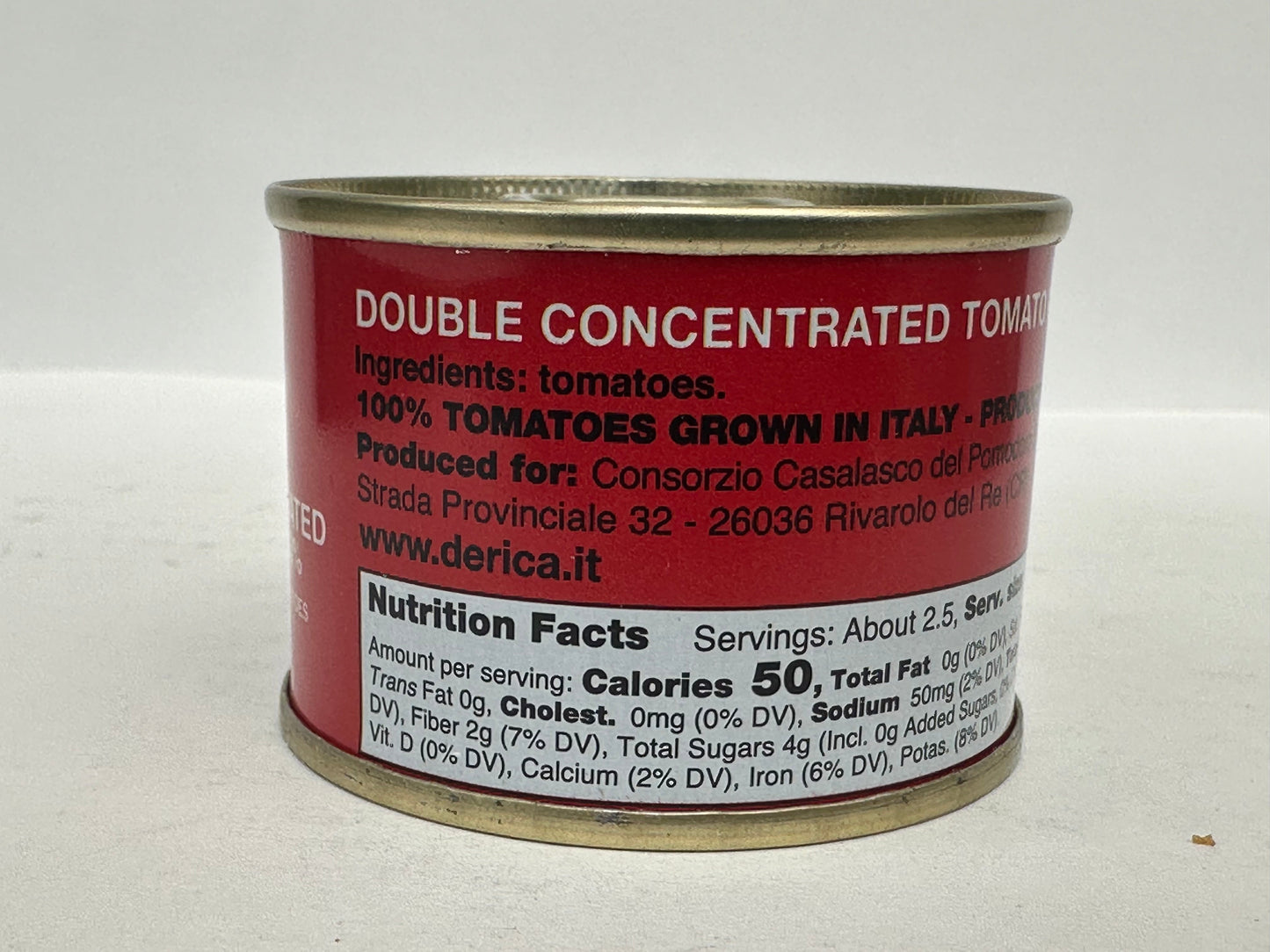 De Rica Tomato Paste 90g Tin - Rich Sweet Italian Roma Tomatoes for Jollof, Stews & Sauces