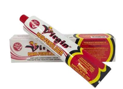 Virgin Hair Fertilizer Enriched with Coconut Oil 125g - Strengthening Nourishing Cream for Hair Growth & Scalp Health