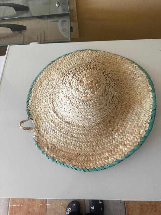 Fulani Cap – Authentic Conical Straw Hat with Leather Trim for Cultural & Fashion Wear