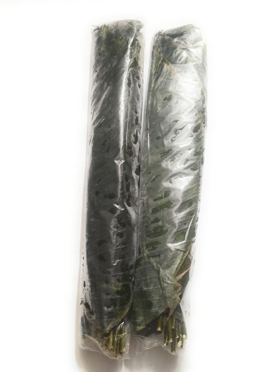 Moi Moi & Eko Agidi Fresh Leaves (Ewe) 30 Pieces – Natural Wrappers for Authentic Steaming (Suitable for Freezing)