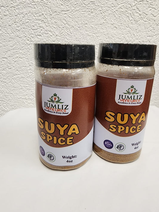 Suya Spice (Yaji) 4oz Jar – Authentic Nigerian Seasoning Blend for Grilled Meat, Skewers & Snacks