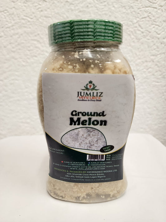 Ground Melon (Egusi) 1lb (454g) Bag – Premium Melon Seed Powder for Authentic Egusi Soup & Stews