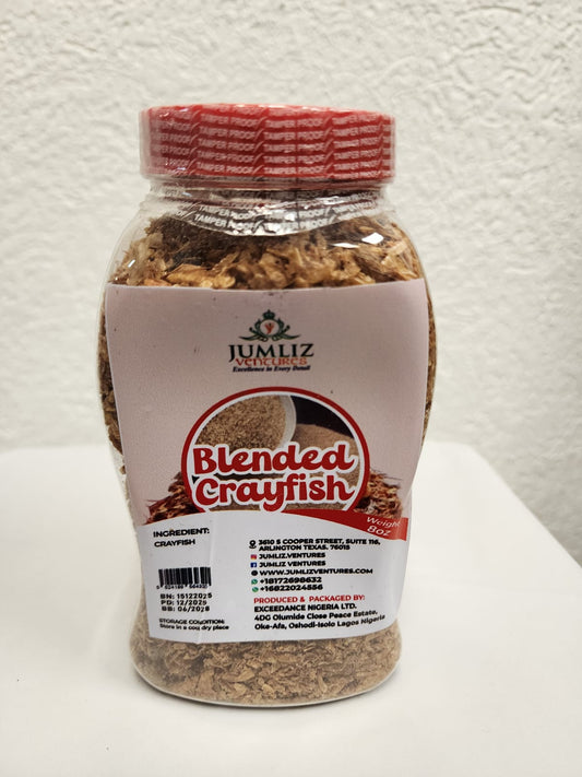 Blended Crayfish 4oz (113g) Jar –  Dried Crayfish for Soups, Stews & Authentic Nigerian Dishes