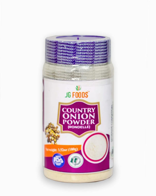Country Onion Powder (Rondelle) 4oz Jar – Premium Dried Onion Seasoning for Soups, Stews & Jollof Rice
