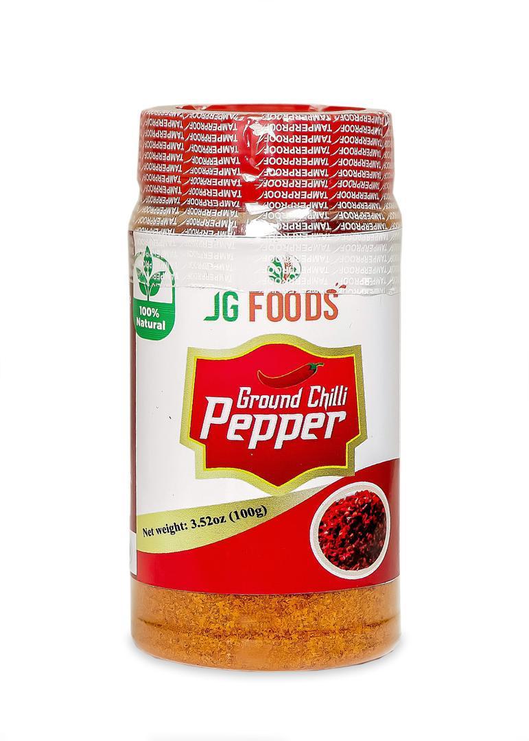 Ground Chilli Pepper 4oz Jar – Premium African Hot Pepper Powder for Soups, Jollof & Authentic Heat