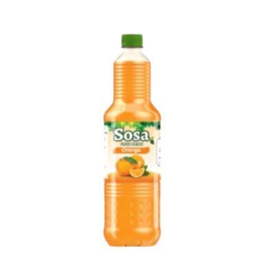 Sosa Orange Fruit Drink 1L Bottle - Refreshing Citrus Beverage with Natural Orange Flavor