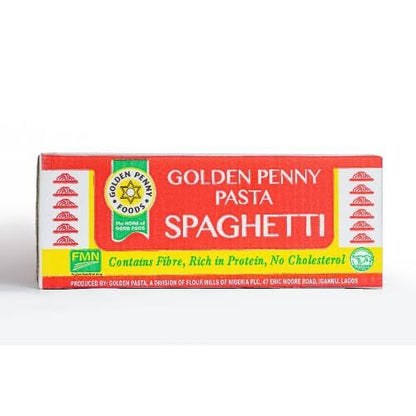 Golden Penny Spaghetti Pasta 500g Pack - Durable Al Dente Spaghetti for Italian & Nigerian Dishes
