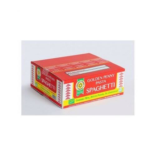 Golden Penny Spaghetti Pasta 500g Pack - Durable Al Dente Spaghetti for Italian & Nigerian Dishes